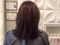 afterBefore and after of Brazilian blowout along with new color.me color