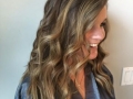 Balyagae foil method on virgin brown hair.