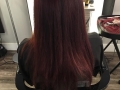 Before and after . New color and new Hair Talk extensionsbefore