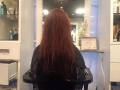 Before keratin treatment un colored virgin hair
