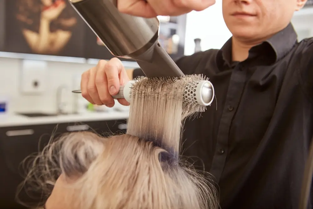 blowout hair style